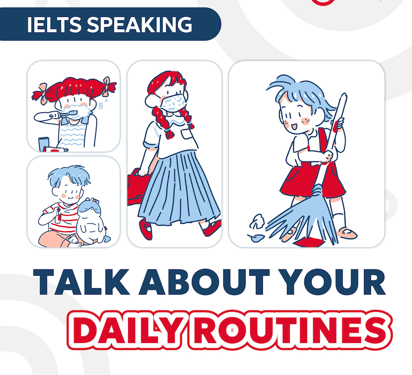 Các hoạt động trong ngày khi Talk About Your Daily Routines